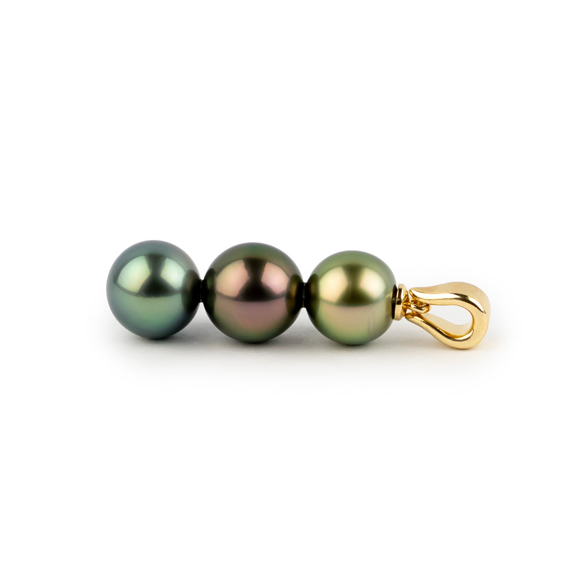 Triple Tahitian Pearl Pendant