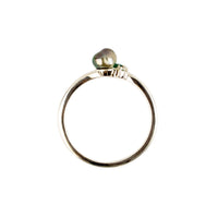 Tahitian Keshi Pearl & Gemstone Natura Ring on Sterling Silver