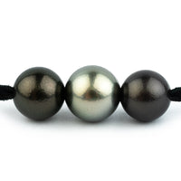 Triple Light Center Shark Skin 10.3-11.3mm Super Mana Necklace