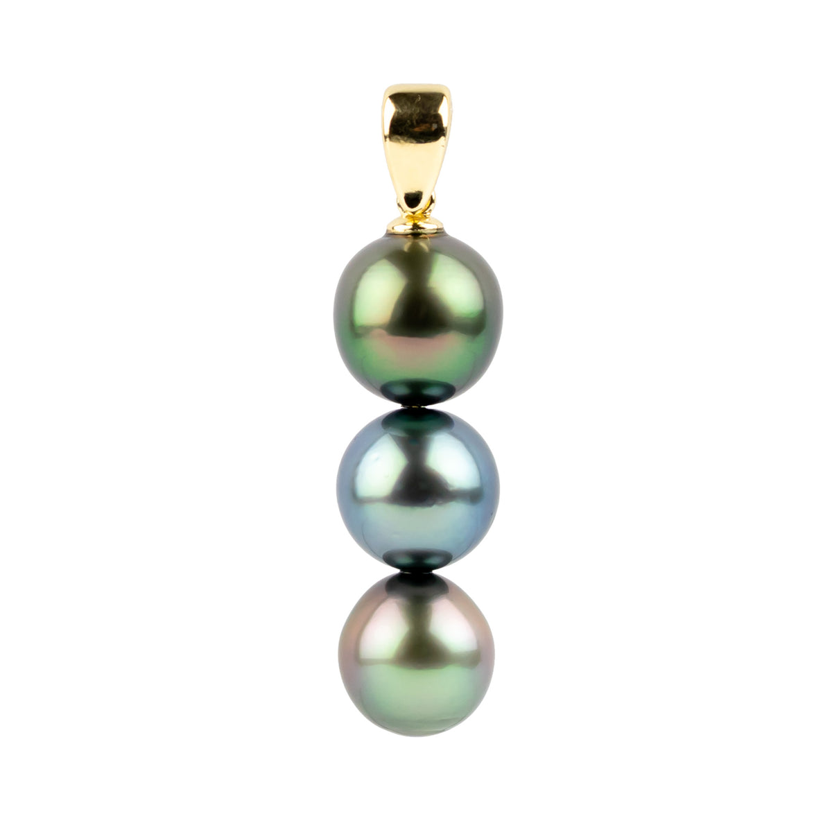 Triple Tahitian Pearl Pendant