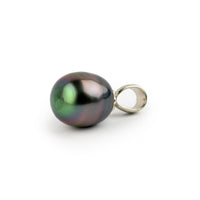 Northern Lights 10.3mm Tahitian Pearl Pendant on 14K White Gold