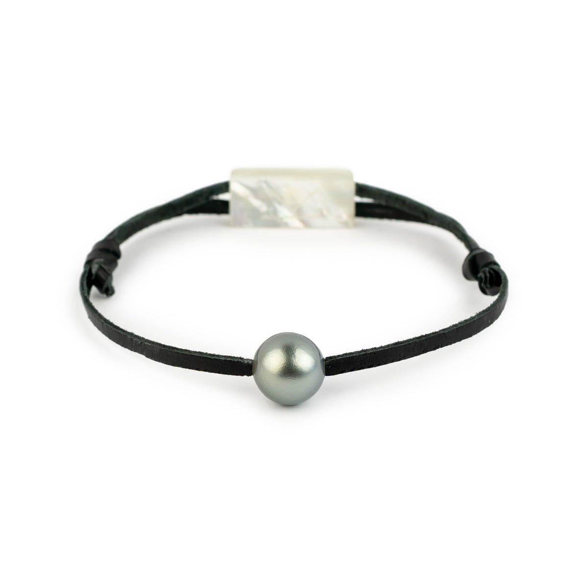 Silver Waves Shark Skin 11mm Super Mana Bracelet