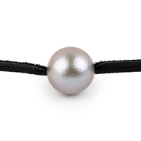Pale Lavender Shark Skin 11.5mm Super Mana Necklace
