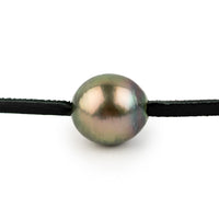 Golden Green Rainbow 11.7mm Super Mana Necklace