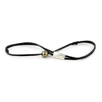 Golden Green Rainbow 11.7mm Super Mana Necklace