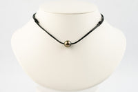Golden Green Rainbow 11.7mm Super Mana Necklace
