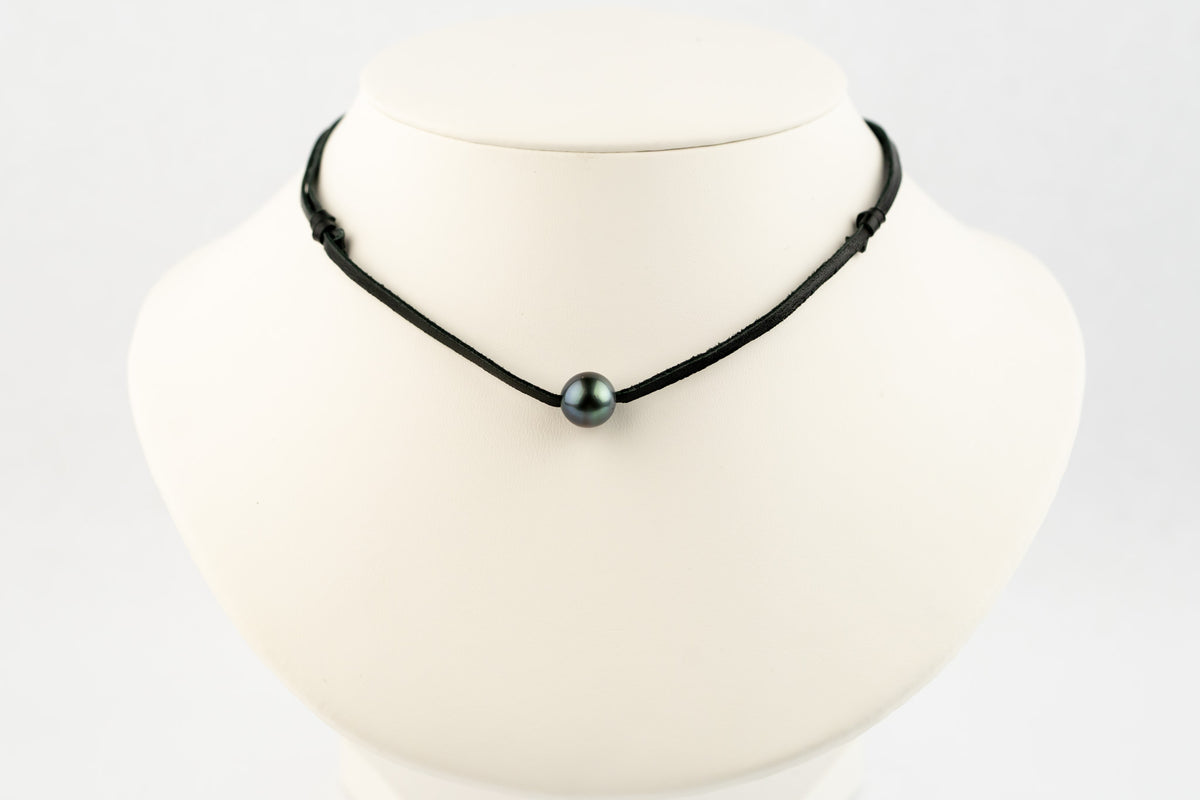Navy Blue 11.5mm Super Mana Necklace