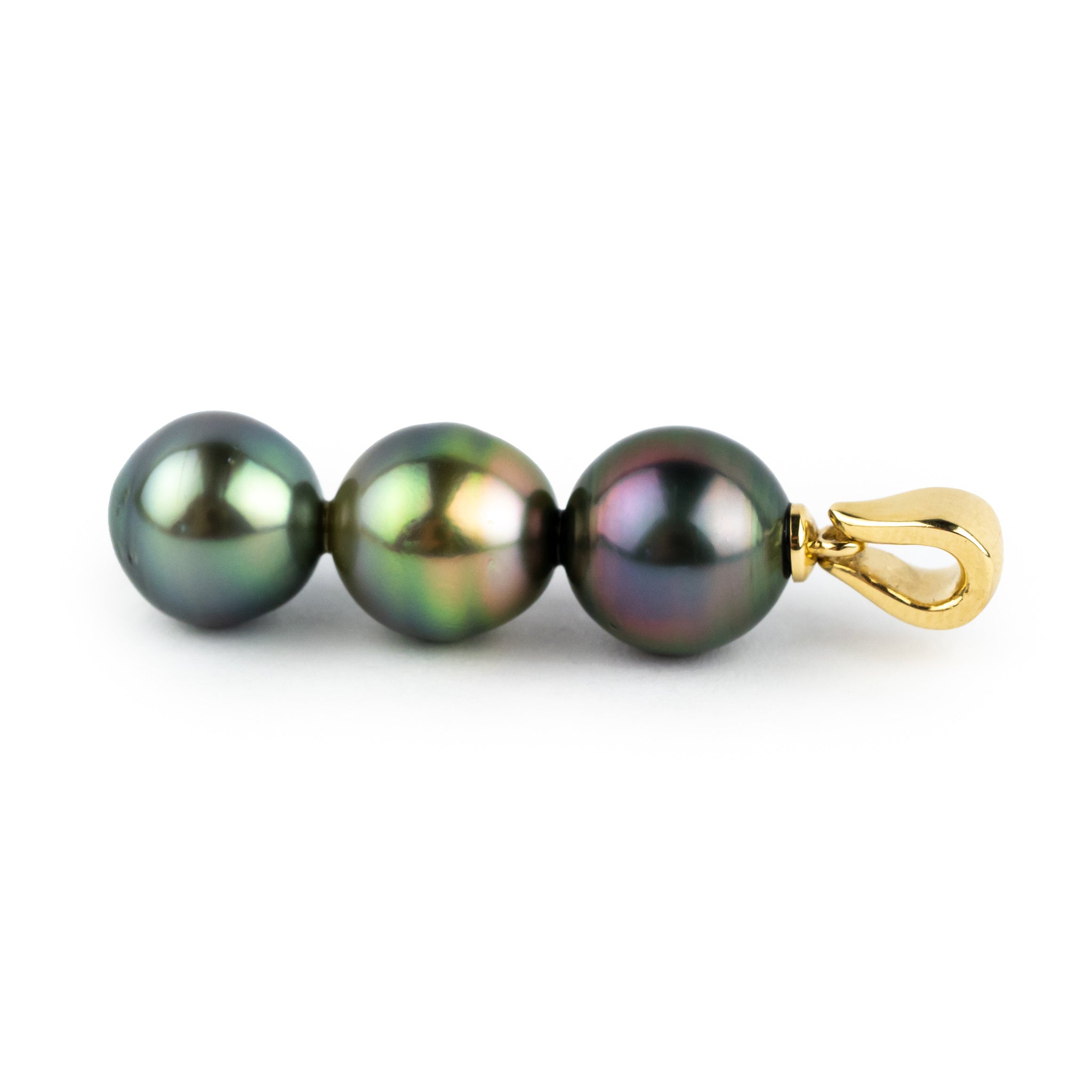 Triple Tahitian Pearl Pendant