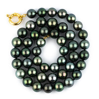 Luminous Blue-Green 9.9-11.4mm Tahitian Pearl Strand