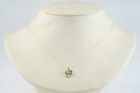 Silver Heart Tahitian Keshi Pearl Necklace