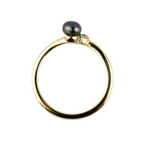 Tahitian Keshi Pearl & Gemstone Natura Ring