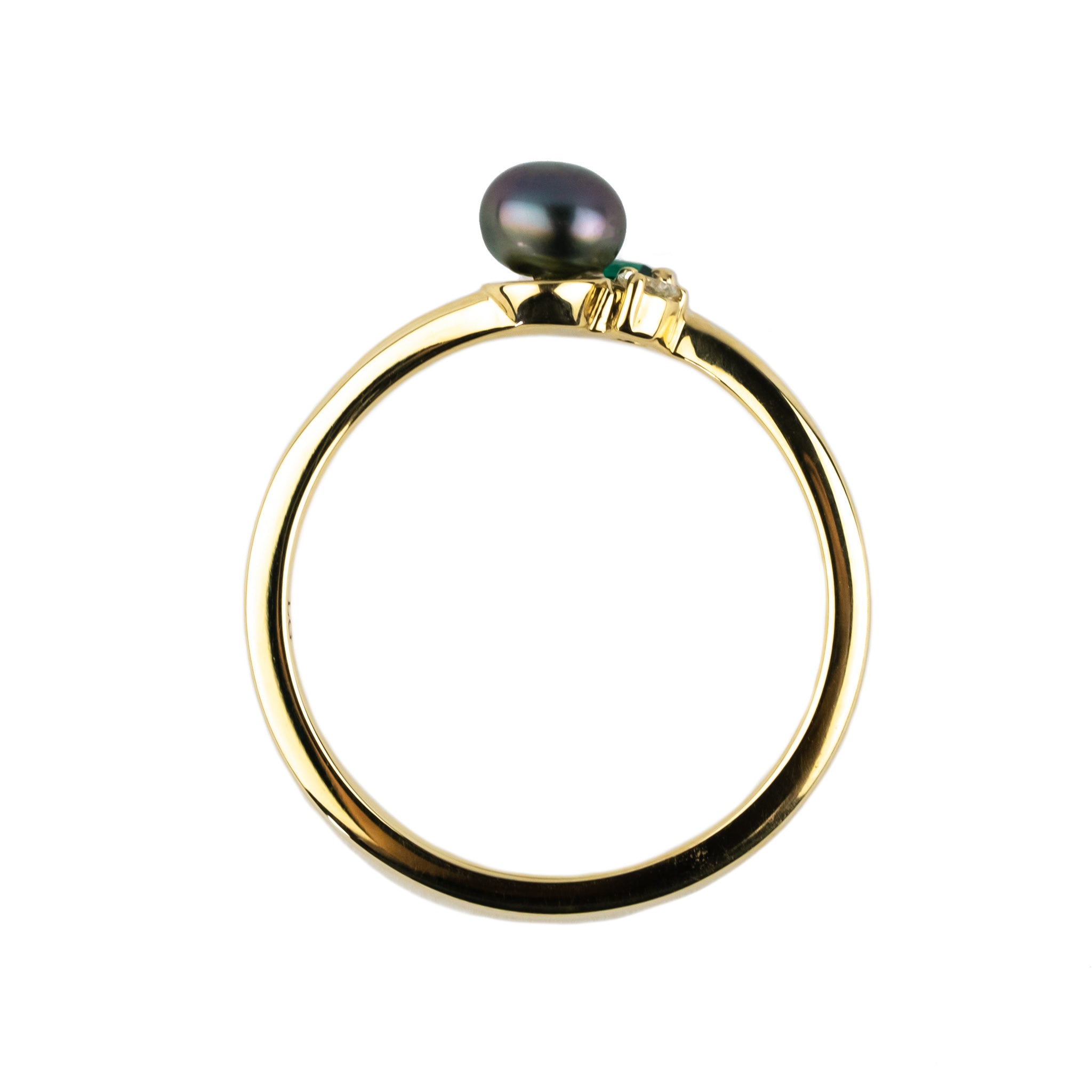 Tahitian Keshi Pearl & Gemstone Natura Ring