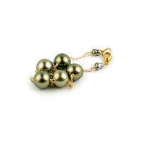 Golden Green Tin-Cup Tahitian Pearl Bracelet on 14/20 Gold Filled