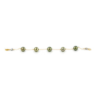 Golden Green Tin-Cup Tahitian Pearl Bracelet on 14/20 Gold Filled
