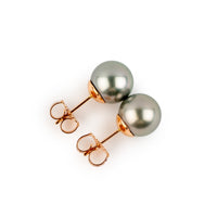 Pastel Ice 9-9.7mm Tahitian Pearl Stud Earrings
