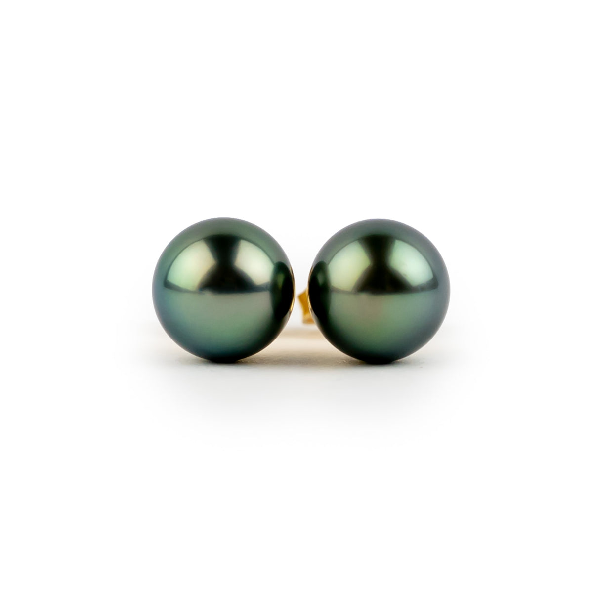 Blue Dream 8.3-8.7mm Tahitian Pearl Stud Earrings