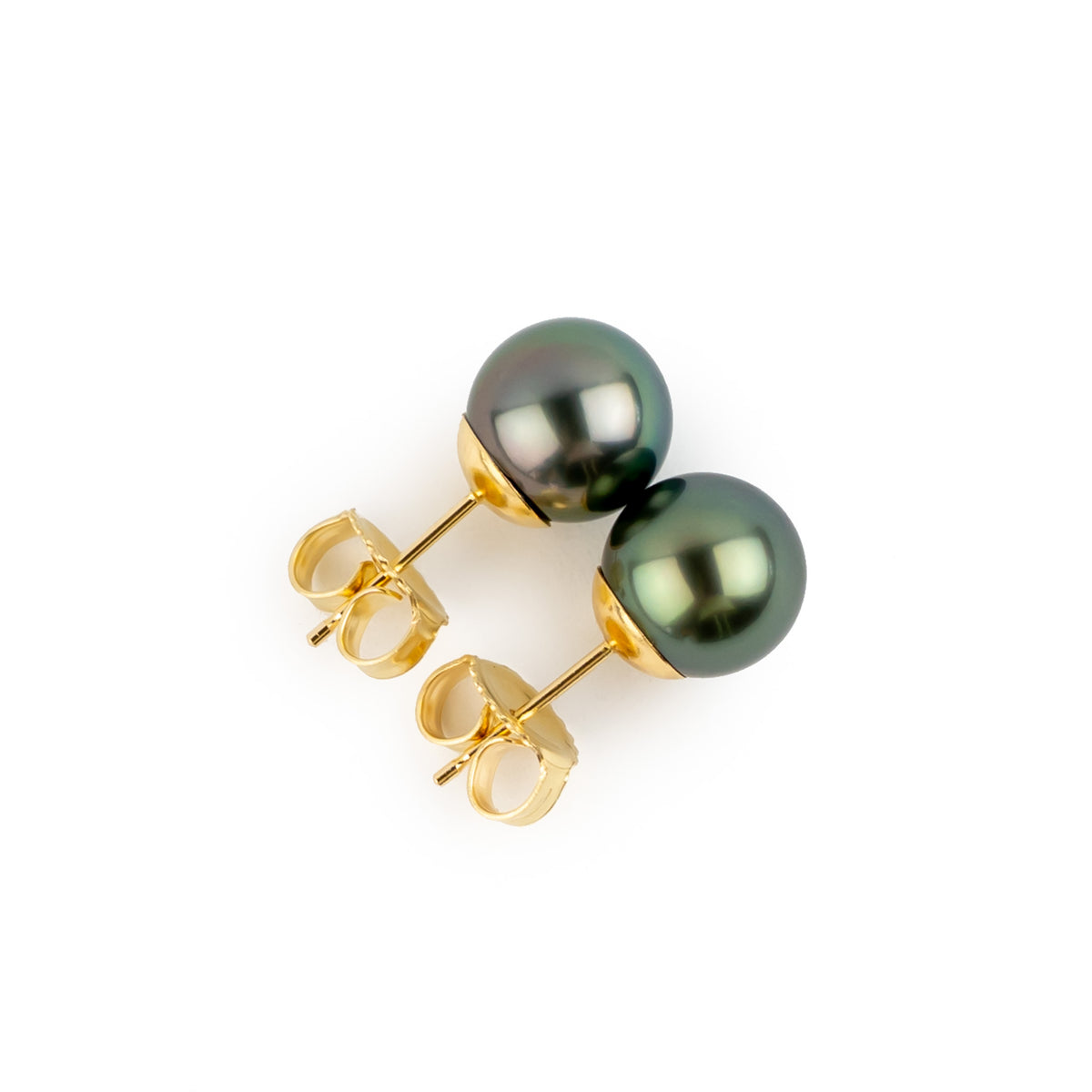 Blue Dream 8.3-8.7mm Tahitian Pearl Stud Earrings