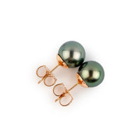 Blue Dream 8.3-8.7mm Tahitian Pearl Stud Earrings