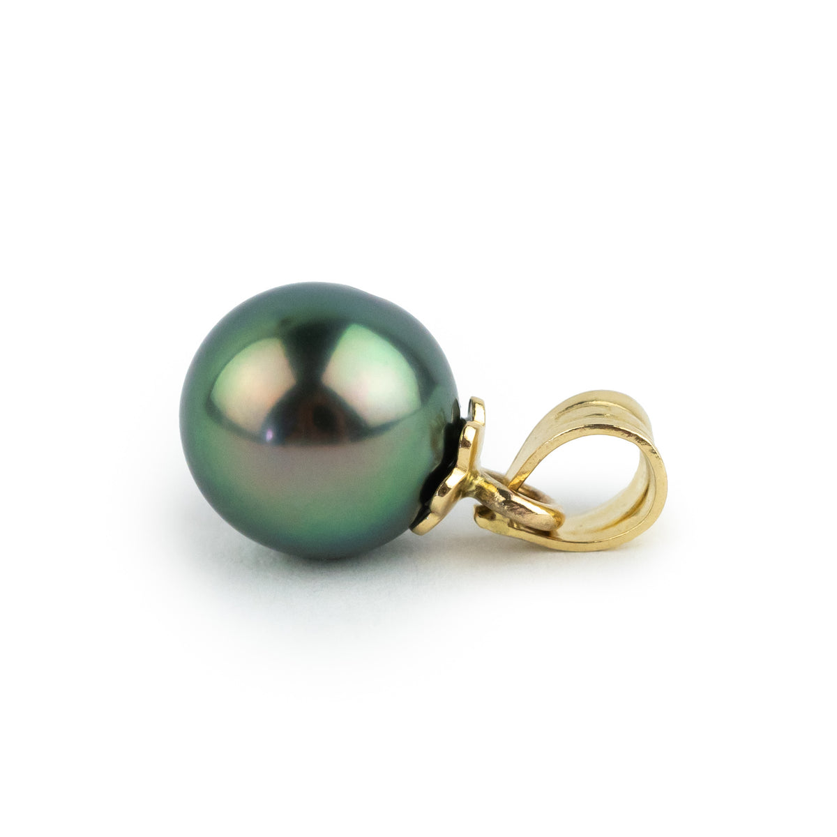 Petite Spring Green 8.2mm Tahitian Pearl Pendant