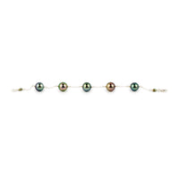 Tropical Dream Tahitian Pearl Tin Cup Bracelet on Sterling Silver