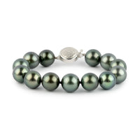 Misty Green 11-11.5mm Tahitian Pearl Bracelet