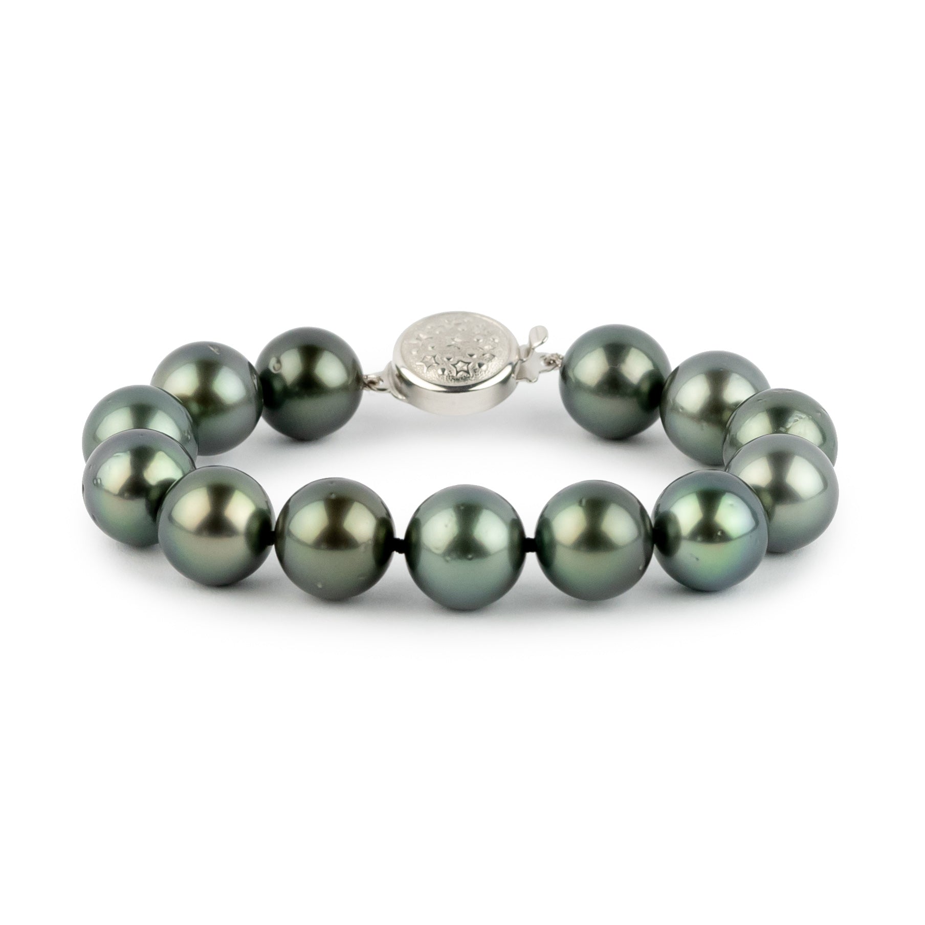 Misty Green 11-11.5mm Tahitian Pearl Bracelet