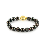 Eclipse Black 9-10mm Tahitian Pearl Bracelet