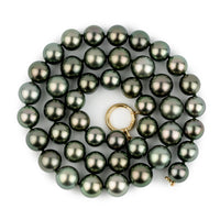 Green Aurora 9.7-11.7mm Tahitian Pearl Strand