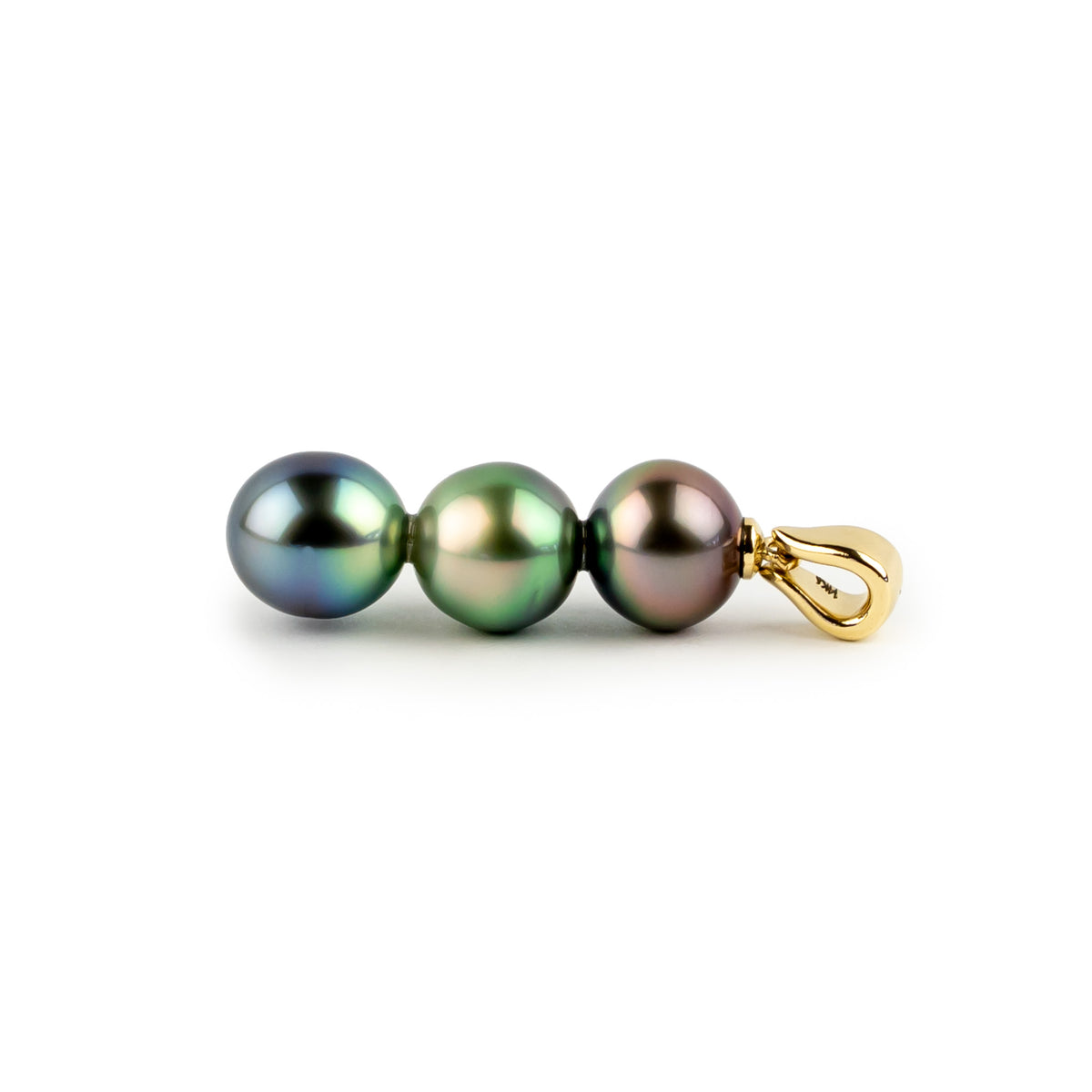 Triple Tahitian Pearl Pendant