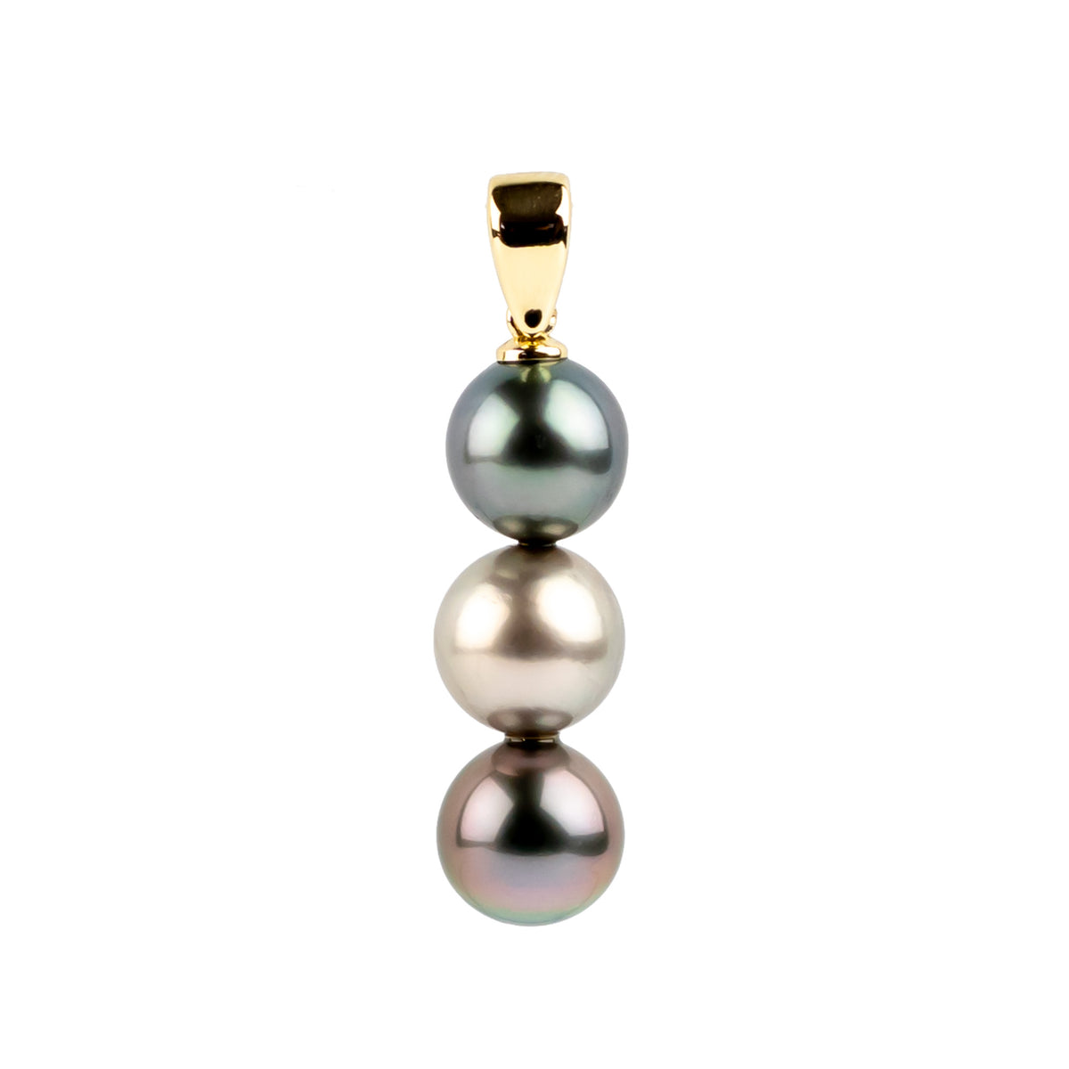 Triple Tahitian Pearl Pendant