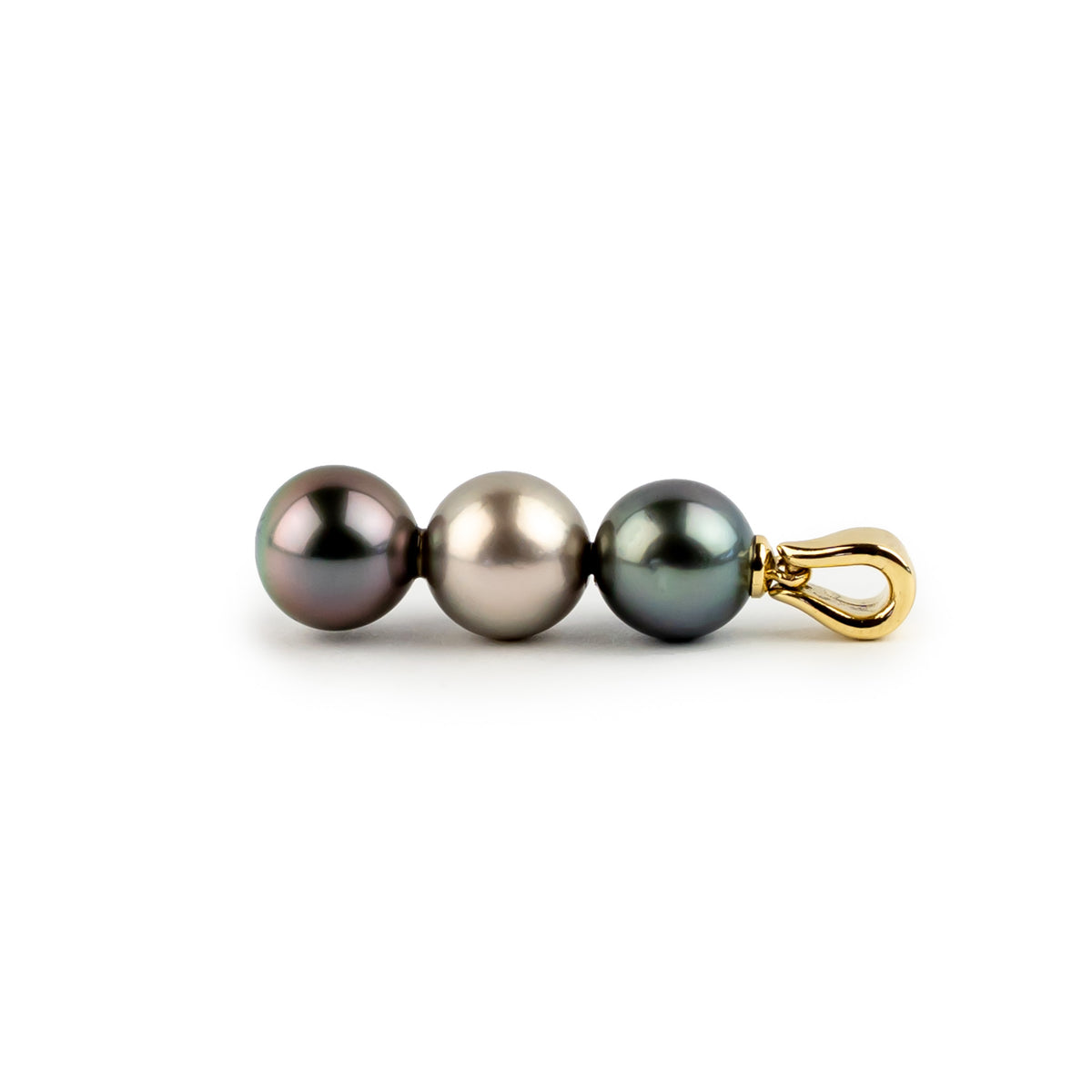 Triple Tahitian Pearl Pendant