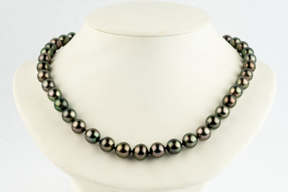 Aubergine Orchid 8.5-11.8mm Tahitian Pearl Strand
