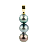 Triple Tahitian Pearl Pendant