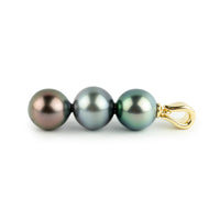 Triple Tahitian Pearl Pendant