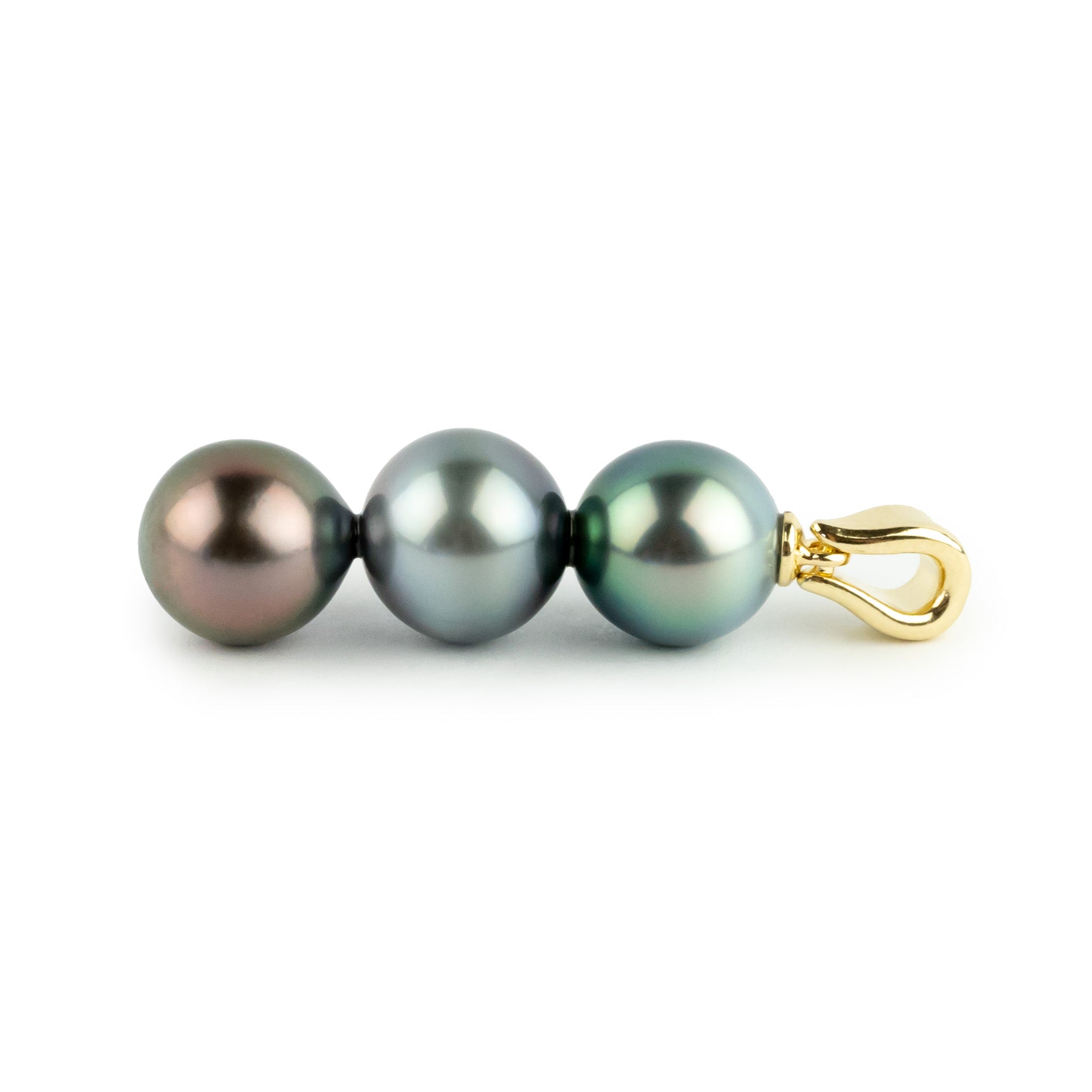 Triple Tahitian Pearl Pendant