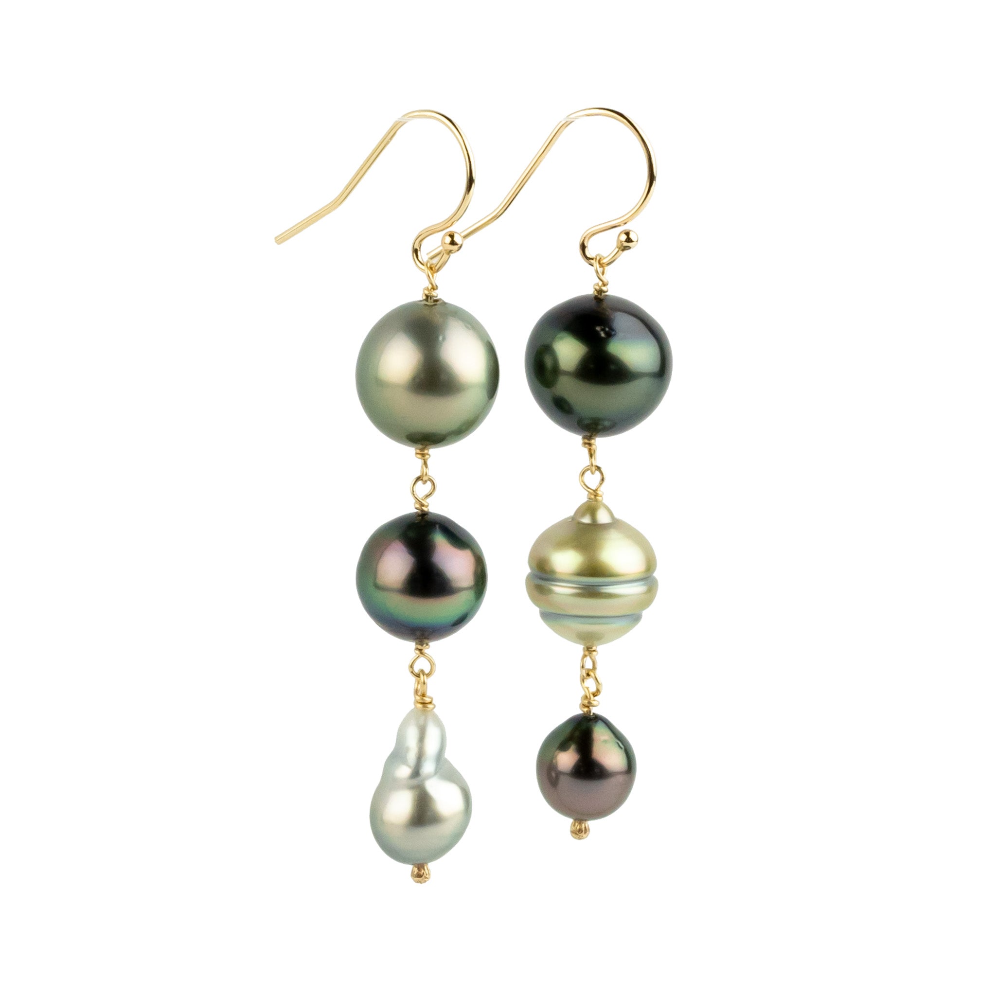 Tahitian Pearl Harvest Earrings