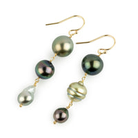 Tahitian Pearl Harvest Earrings