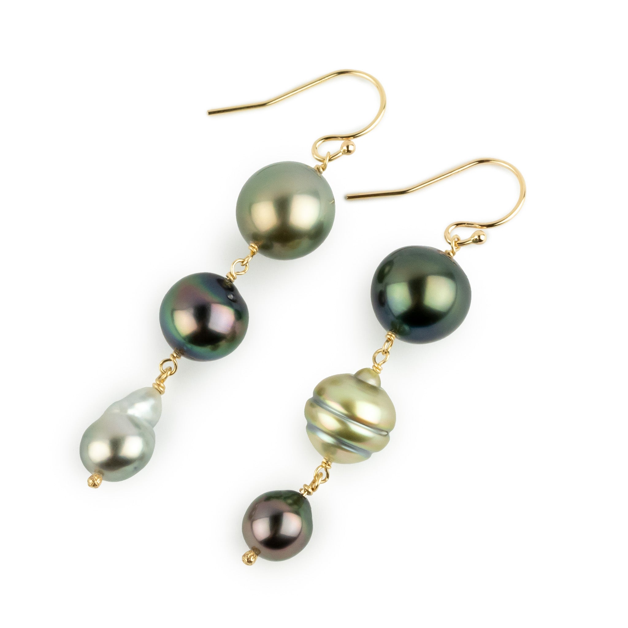 Tahitian Pearl Harvest Earrings