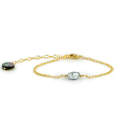 Tahitian Keshi Pearl Chain Bracelet on 14/20 Gold Filled