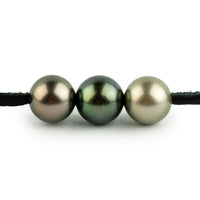 Tri-Colored 10.5-11mm Triple Eimeo Mana Necklace