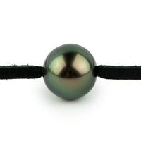 Deep Peacock Green 12.8mm Super Mana Necklace