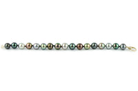 Multi-Color Melody 9-10.3mm Tahitian Pearl Bracelet