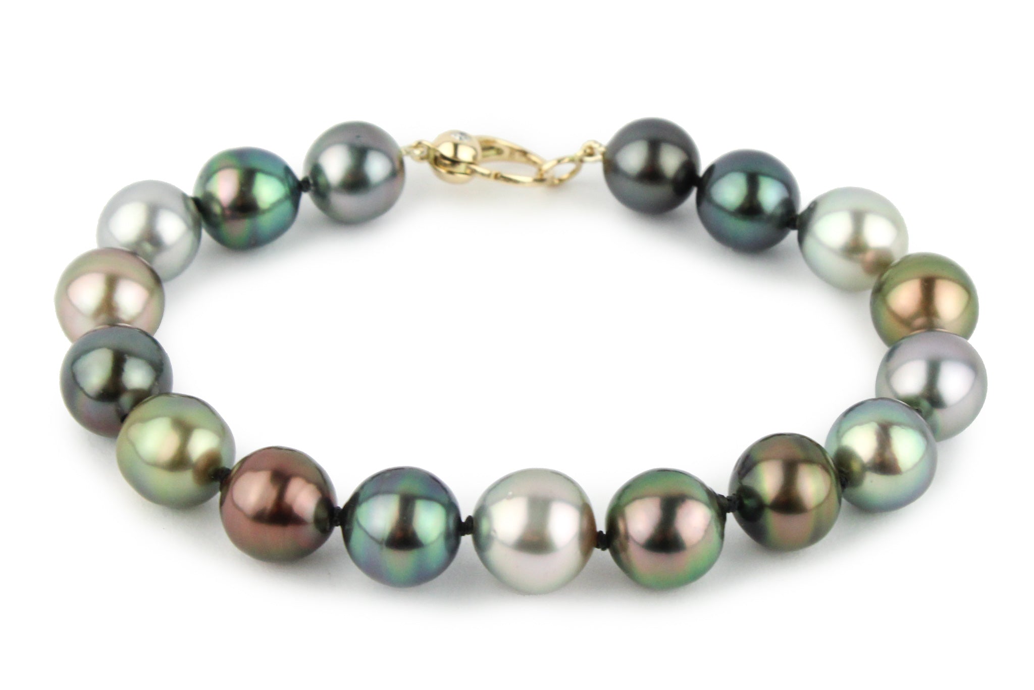 Colored pearl bracelet hotsell