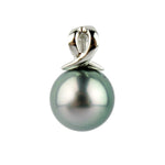 Aqua-Pink 9.8mm Tahitian Pearl Hau Pendant