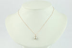 Golden Glow Tahitian Pearl & Diamond Éclat Pendant or Necklace on 14KRG