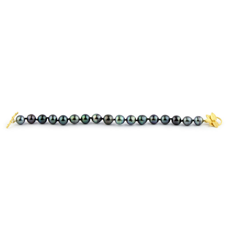 Blue-Green Dream Tahitian Pearl Bracelet