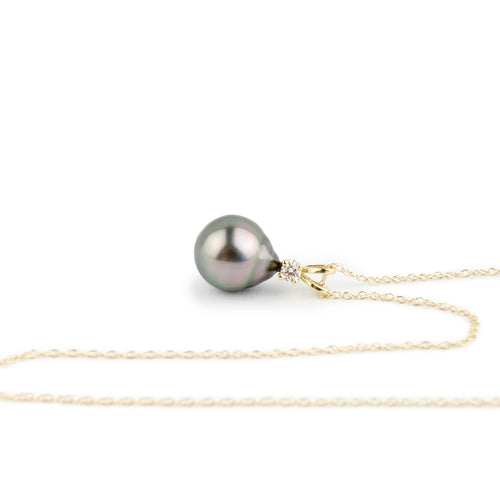 Tahitian Pearl & Diamond Lavender Pink Étoile Necklace