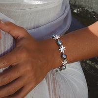 Tiaré Sterling Silver Tahitian Pearl Bracelet
