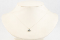 Tahitian Keshi Pearl Sterling Silver Seashell Necklace
