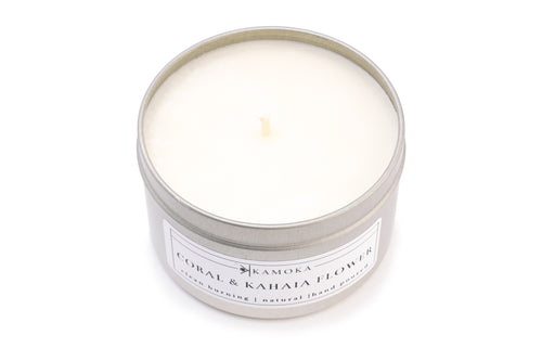Kahaia and coral scented candle